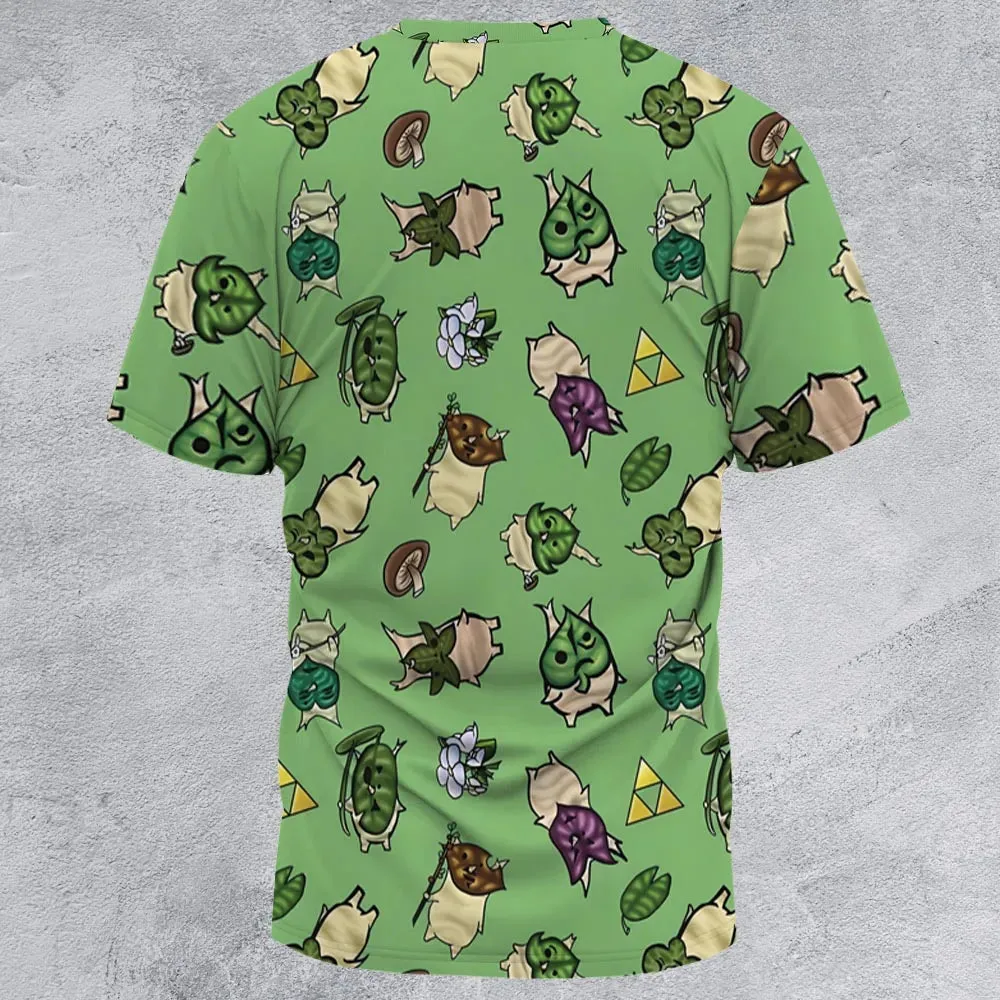 Korok Style The Legend of Zelda All-Over Print Unisex T-Shirt - 2