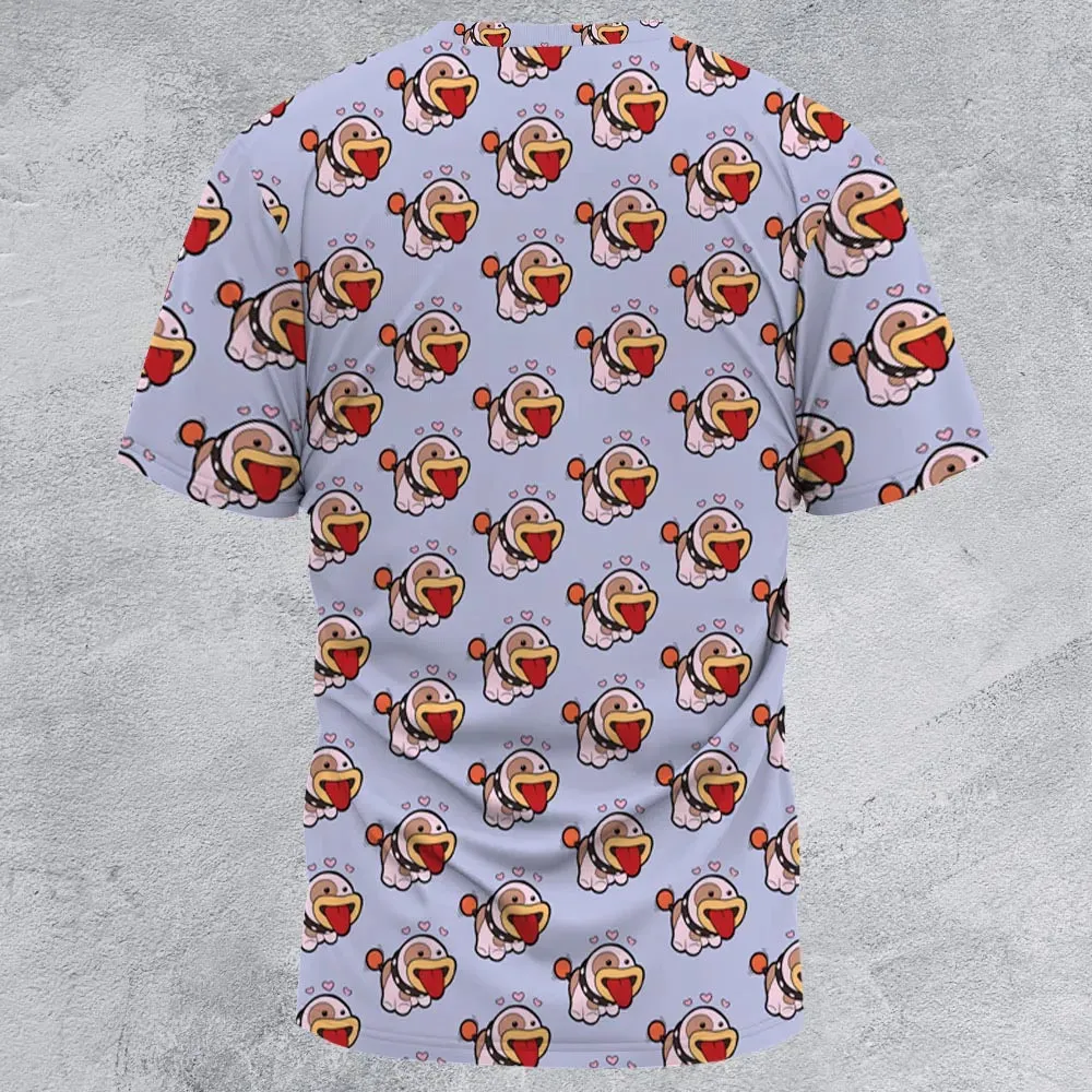 Poochy From Super Mario All-Over Print Unisex T-Shirt - 3