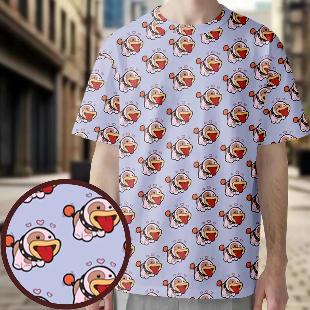 Poochy From Super Mario All-Over Print Unisex T-Shirt - 4