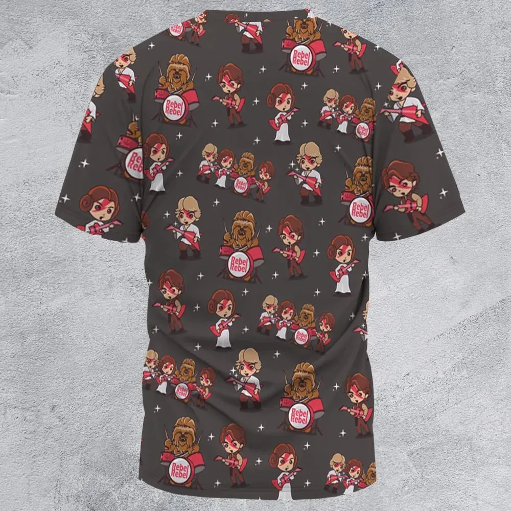 Rebel Band Star Wars All-Over Print Unisex T-Shirt - 2