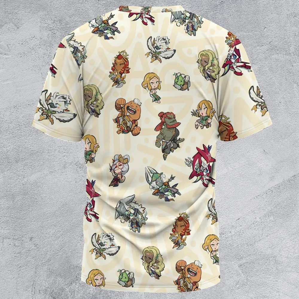 Link Look The Legend of Zelda All-Over Print Unisex T-Shirt - 3