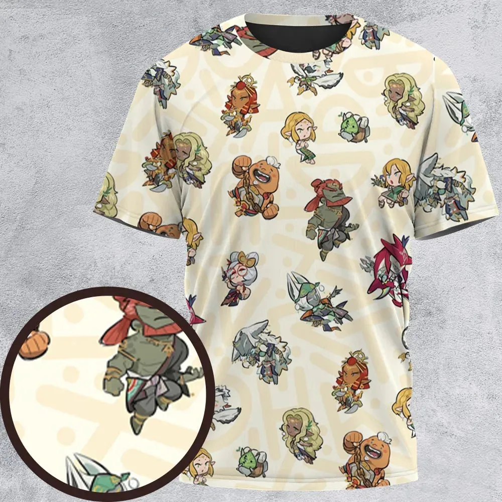 Link Look The Legend of Zelda All-Over Print Unisex T-Shirt - 2
