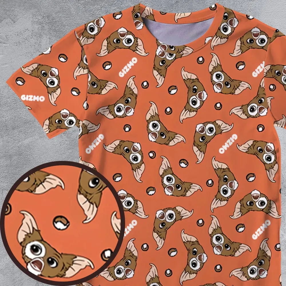 Gremlins Gizmo Head Toss All-Over Print Unisex T-Shirt - 4