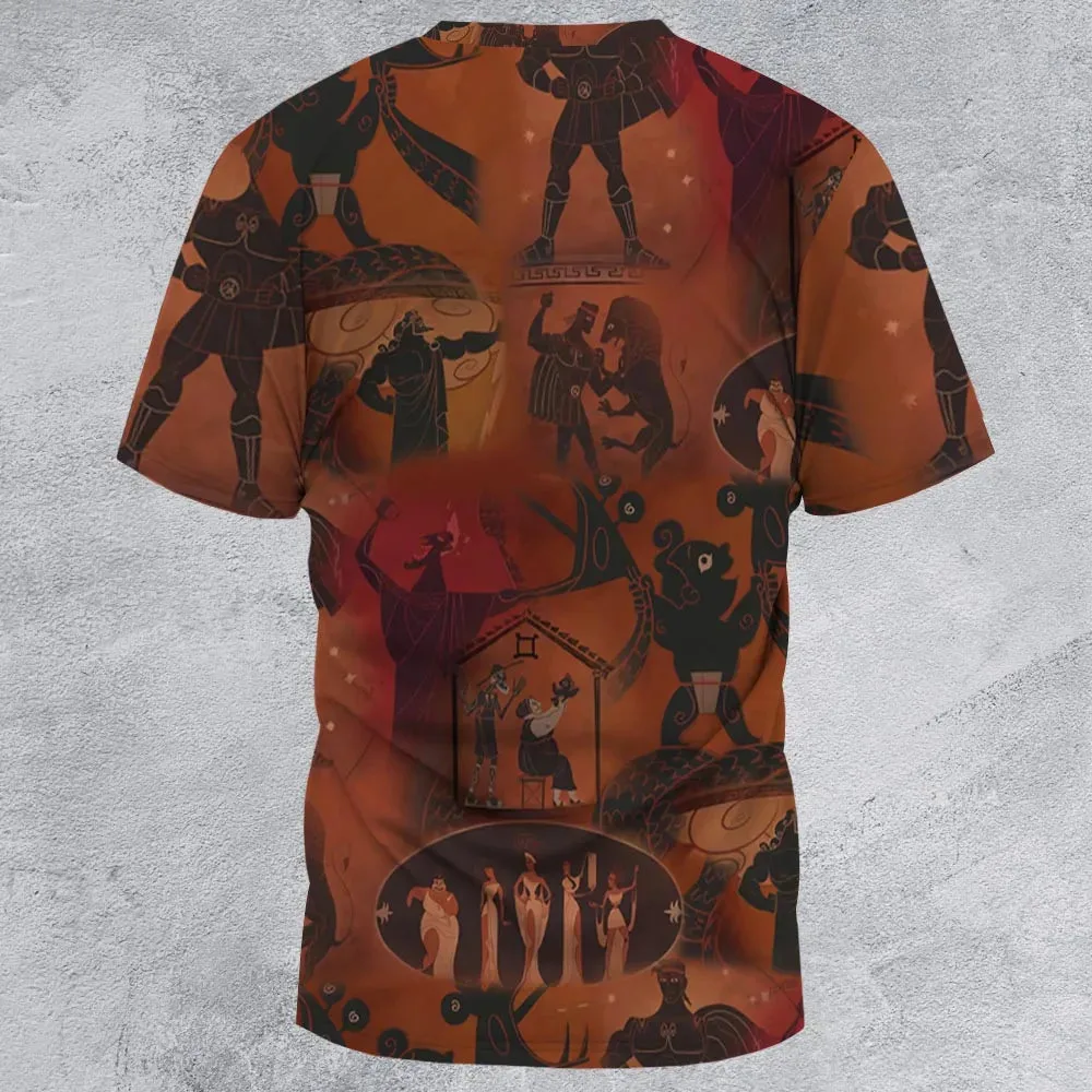 Ancient Hero Hercules 1997 Seamless All-Over Print Unisex T-Shirt - 3