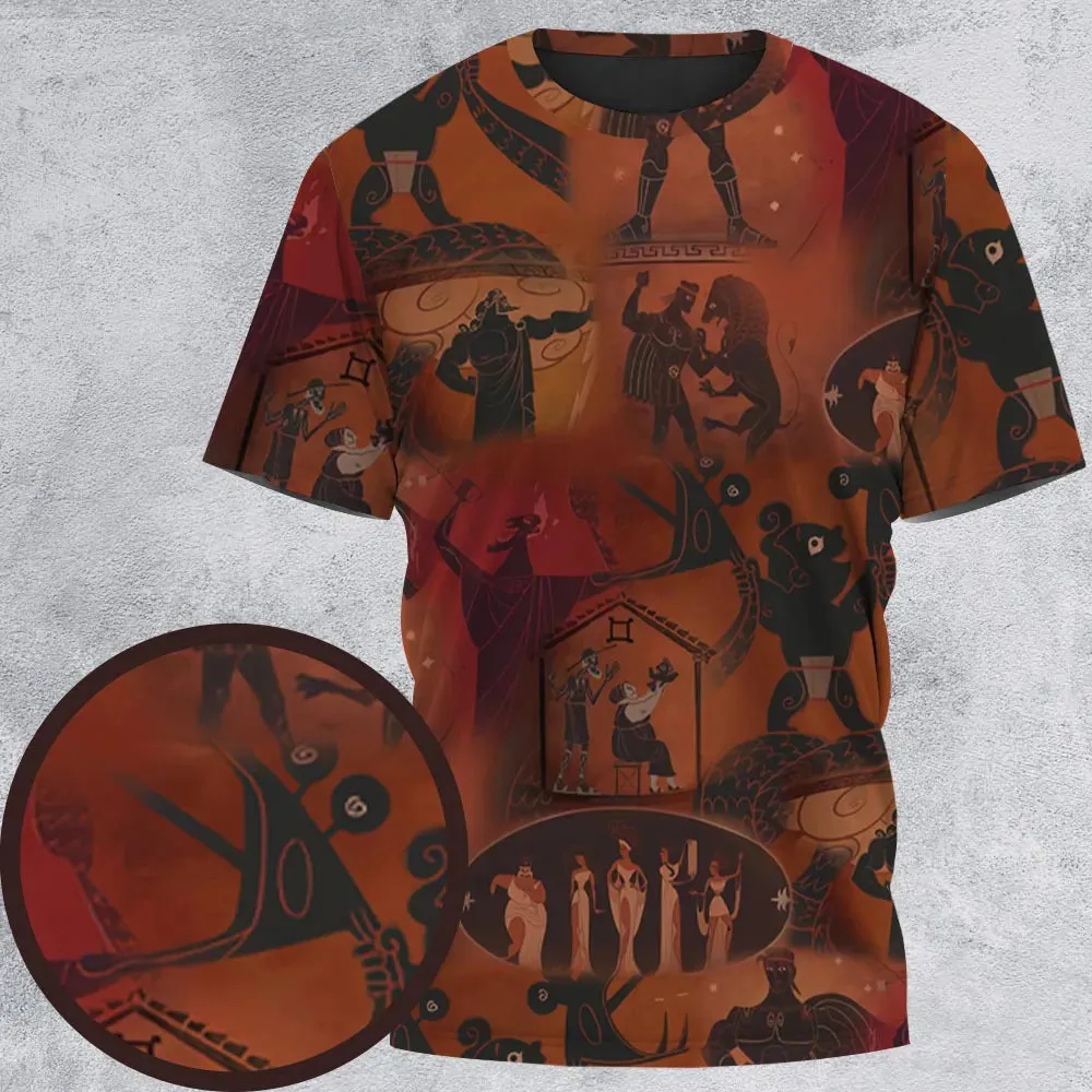 Ancient Hero Hercules 1997 Seamless All-Over Print Unisex T-Shirt - 2