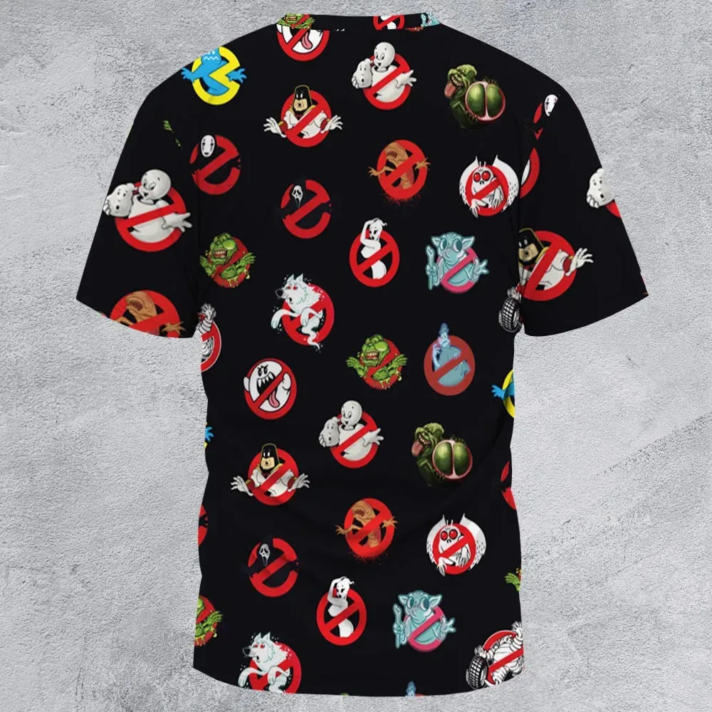 No Ghost Exists Ghostbusters All-Over Print Unisex T-Shirt - 3