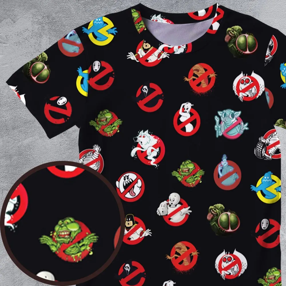 No Ghost Exists Ghostbusters All-Over Print Unisex T-Shirt - 4