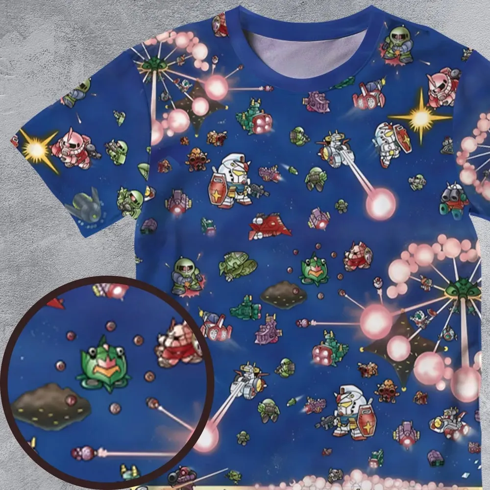 SD Gundam Battle All-Over Print Unisex T-Shirt - 4
