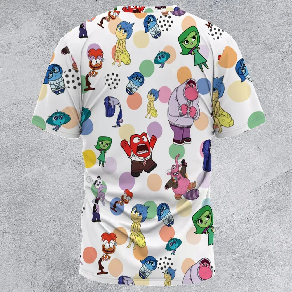 Emotion Characters Inside Out All-Over Print Unisex T-Shirt - 3