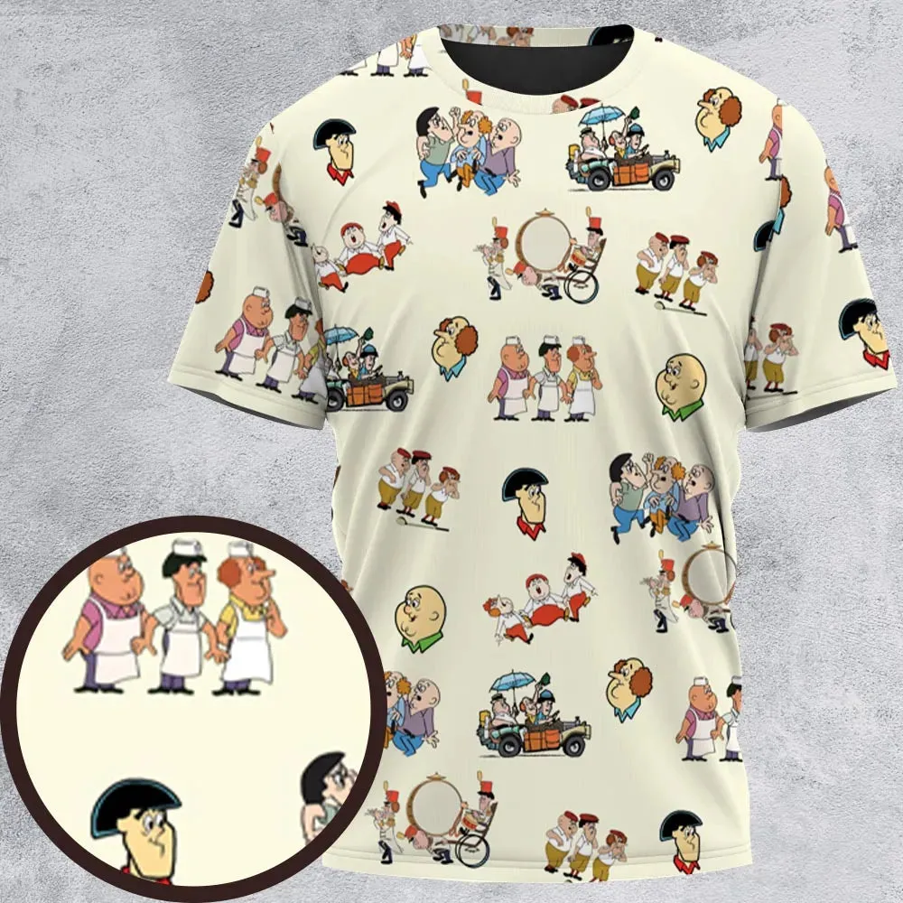 Three Stooges Cartoon 1965 All-Over Print Unisex T-Shirt - 2
