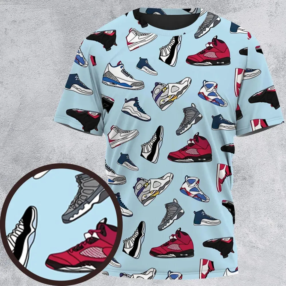 Sneaker Freak All-Over Print Unisex T-Shirt - 2