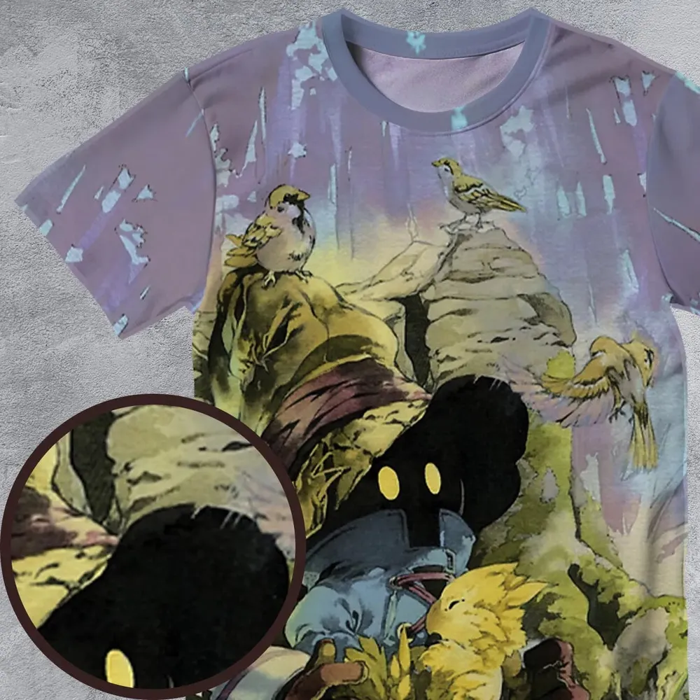Vivi Rain Final Fantasy All-Over Print Unisex T-Shirt - 4