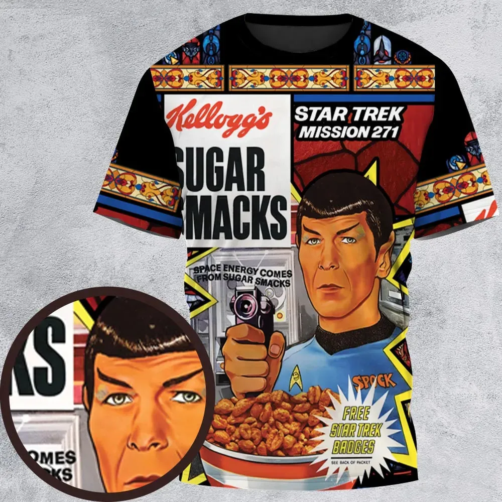 Sugar Smacks Star Trek All-Over Print Unisex T-Shirt - 2