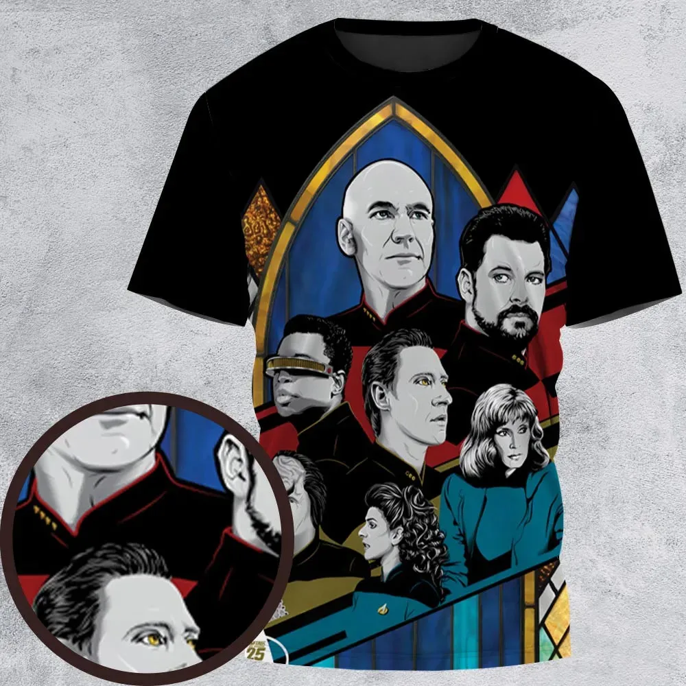 The Next Generation Star Trek All-Over Print Unisex T-Shirt - 2