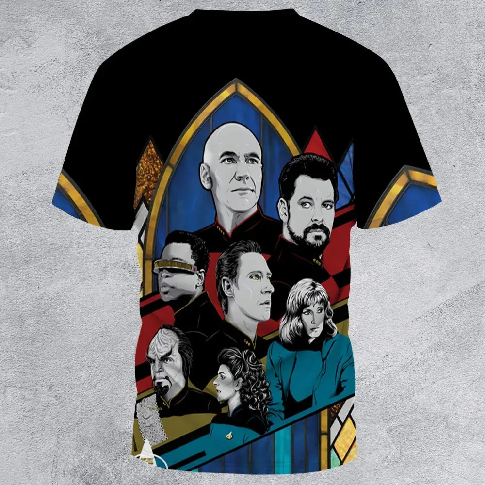 The Next Generation Star Trek All-Over Print Unisex T-Shirt - 3