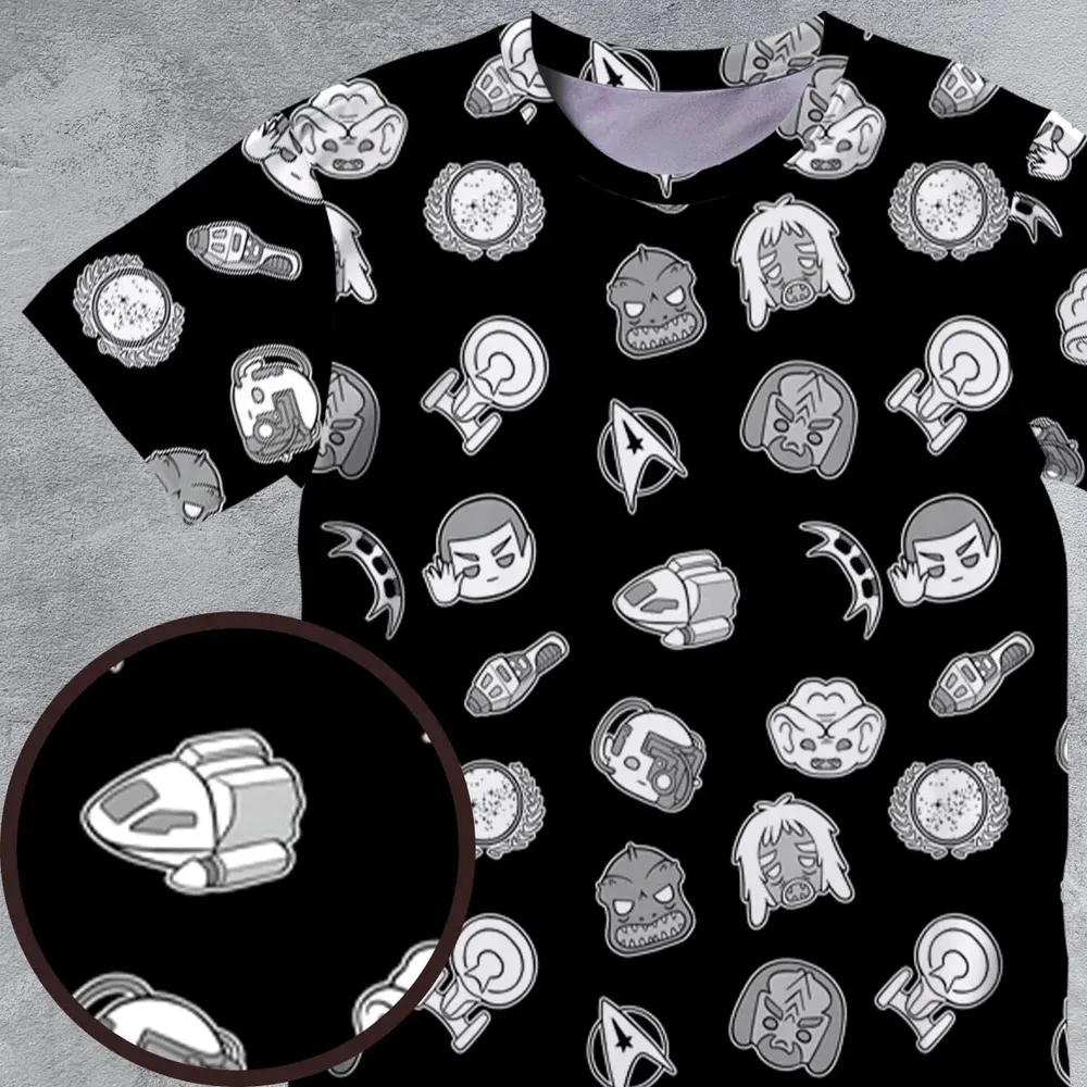 Trek Lover Star Trek All-Over Print Unisex T-Shirt - 4