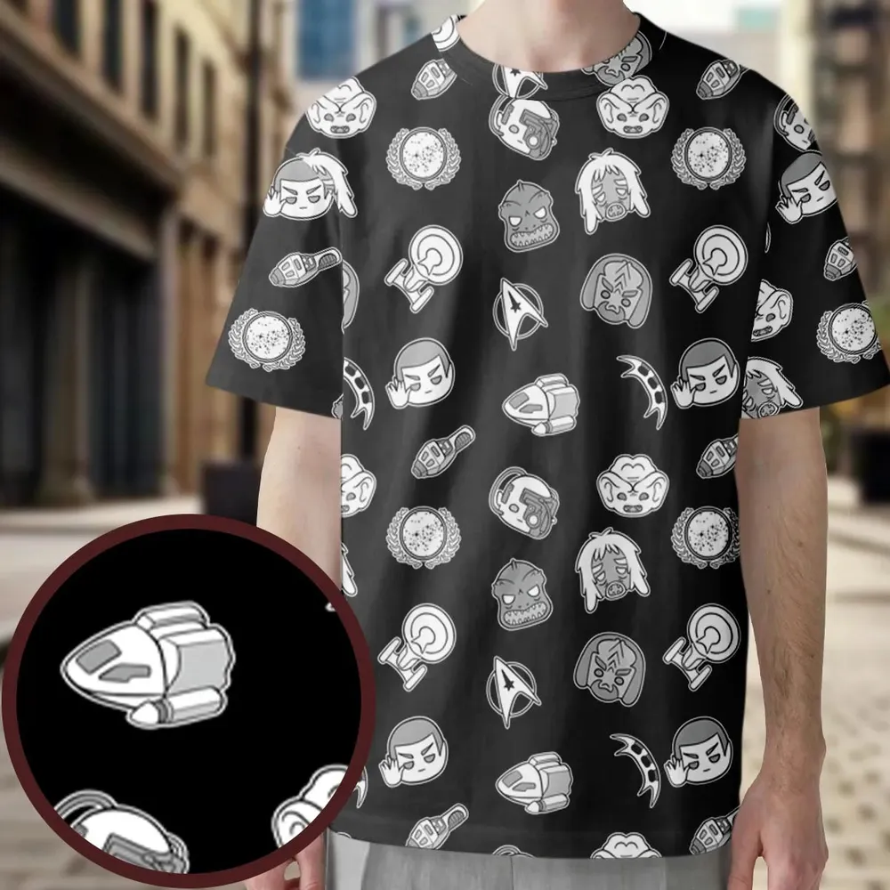 Trek Lover Star Trek All-Over Print Unisex T-Shirt - 3