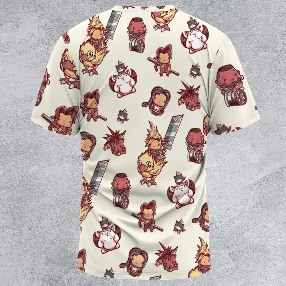 Cute Fantasy Final Fantasy All-Over Print Unisex T-Shirt - 3