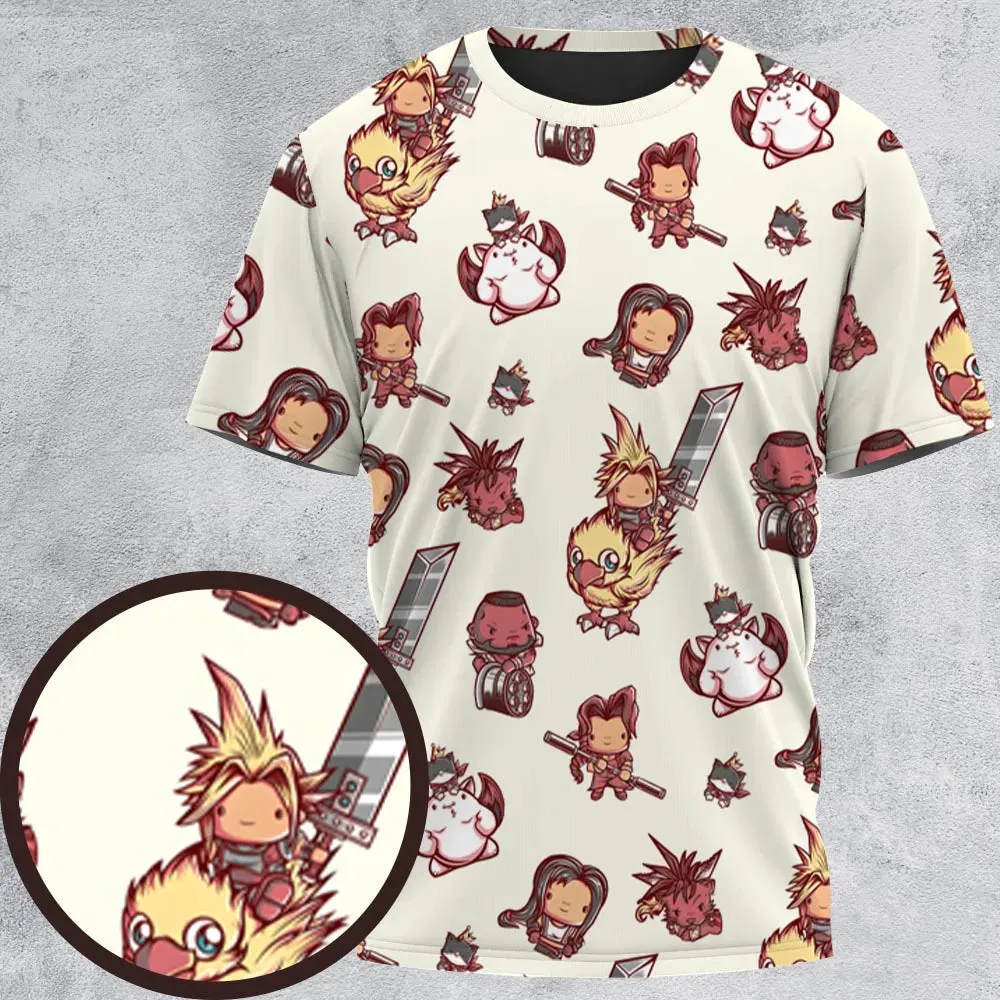 Cute Fantasy Final Fantasy All-Over Print Unisex T-Shirt - 2
