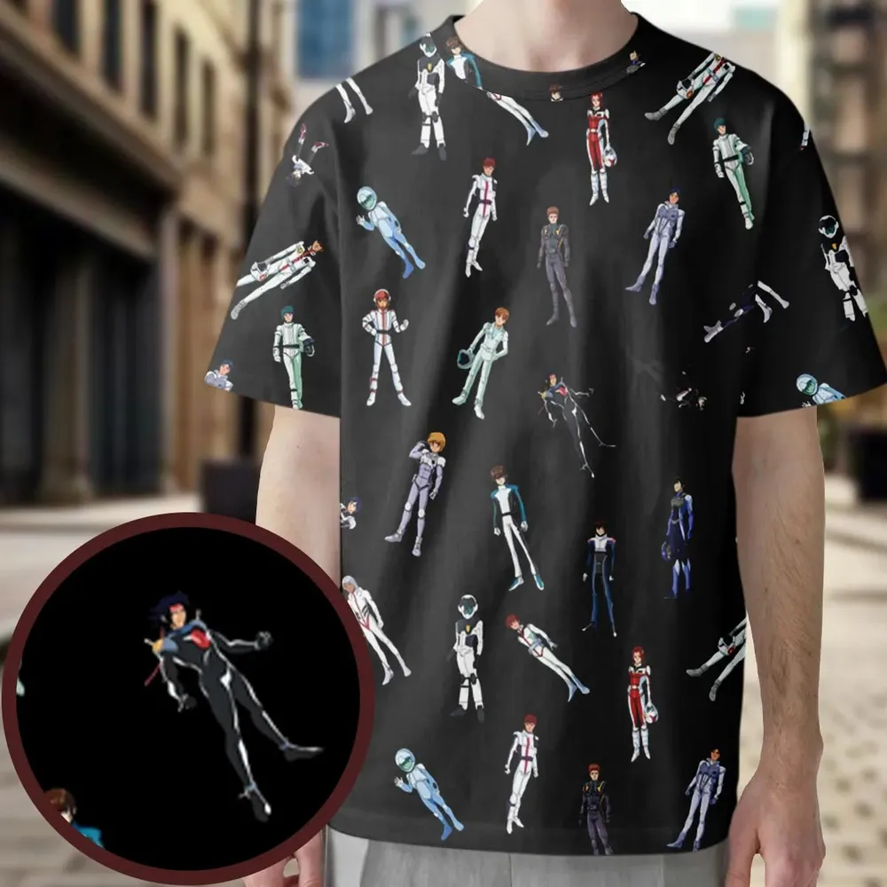 Gundam Pilot Suits Gundam Mobile All-Over Print Unisex T-Shirt - 3