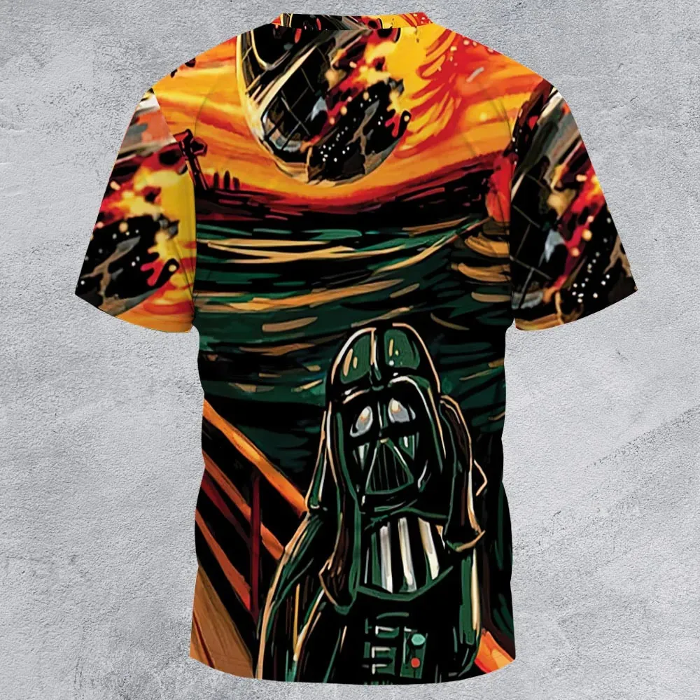 Vader Scream Darth Vader All-Over Print Unisex T-Shirt - 2