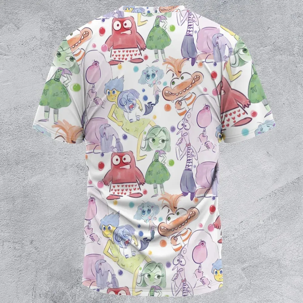 Mood Swing Style Inside Out All-Over Print Unisex T-Shirt - 2