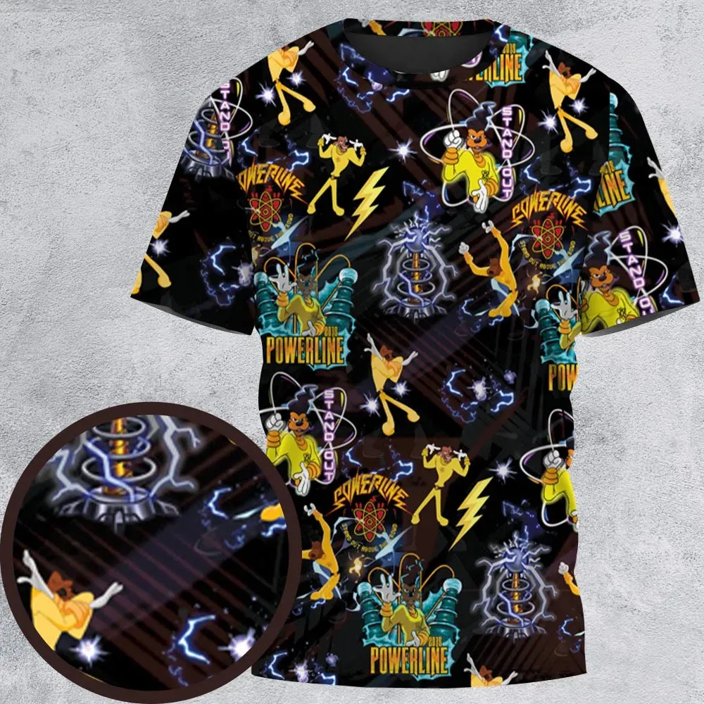 Powerline Concert A Goofy Movie All-Over Print Unisex T-Shirt - 2