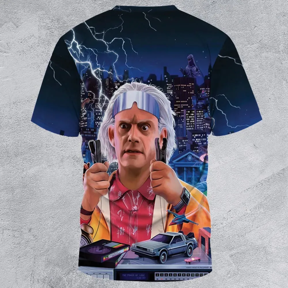 Great Scott! Back To The Future All-Over Print Unisex T-Shirt - 3
