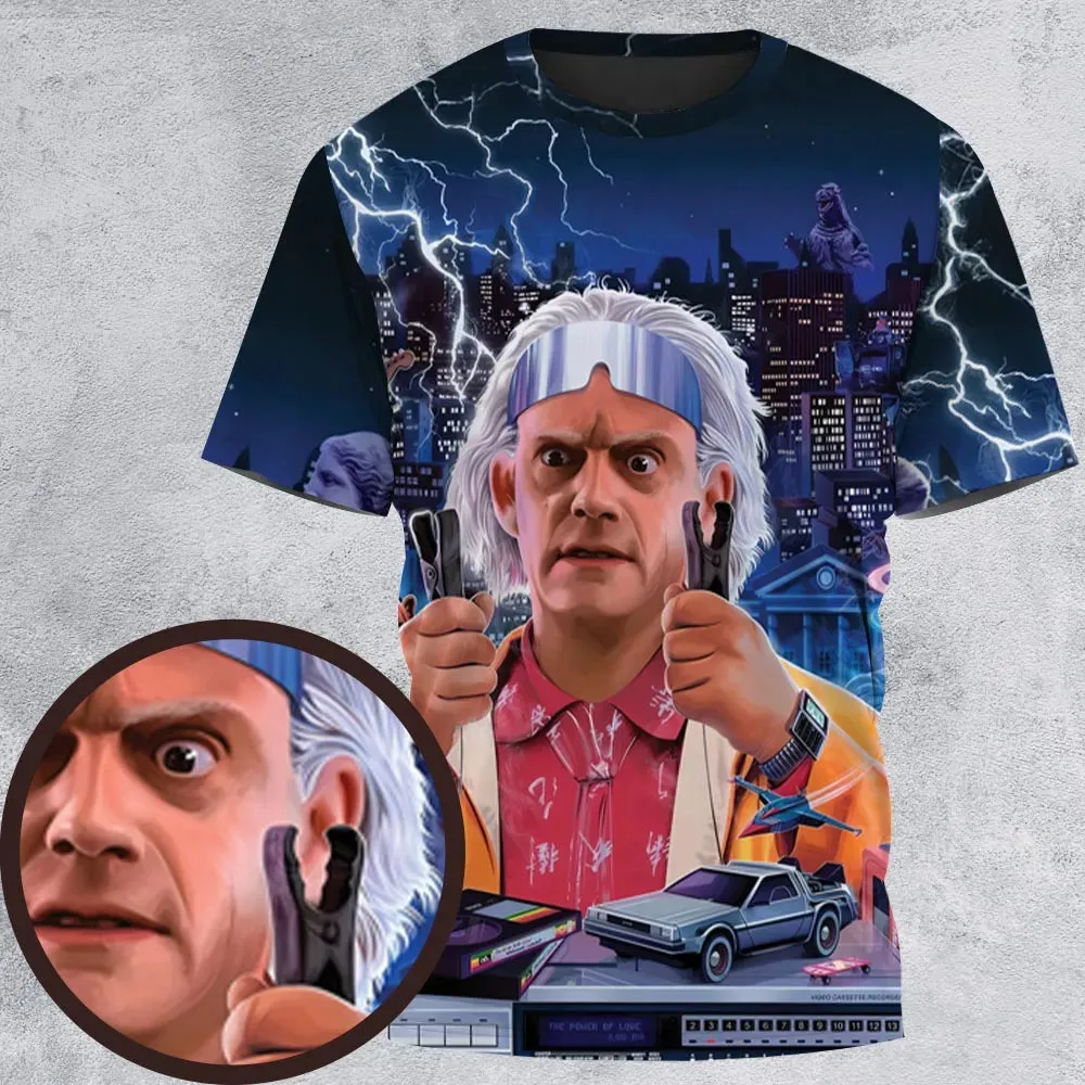 Great Scott! Back To The Future All-Over Print Unisex T-Shirt - 2