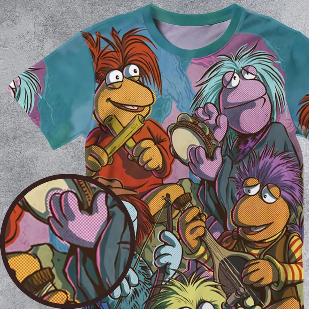 Fraggle Rock Larsen The Muppets All-Over Print Unisex T-Shirt - 4