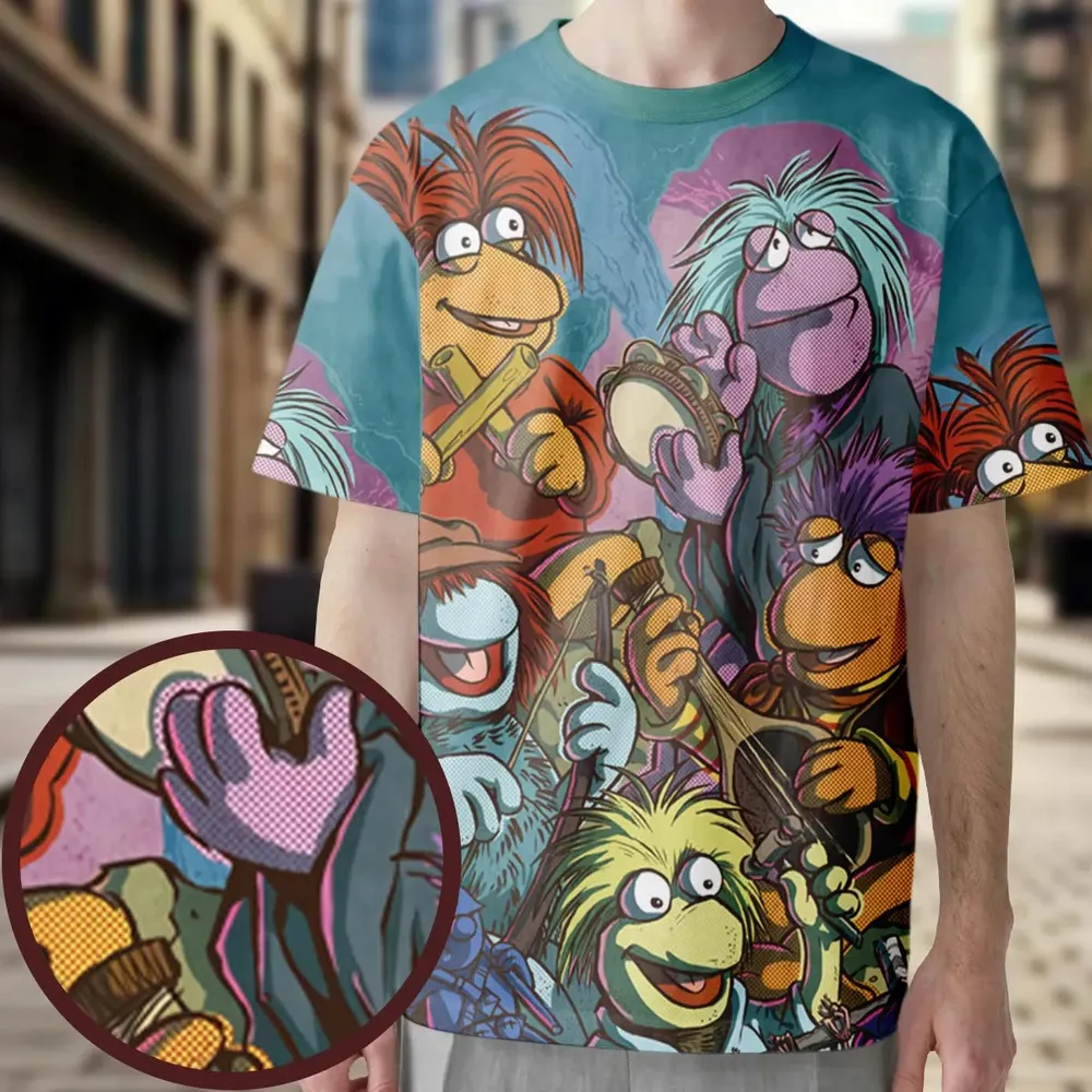 Fraggle Rock Larsen The Muppets All-Over Print Unisex T-Shirt - 3
