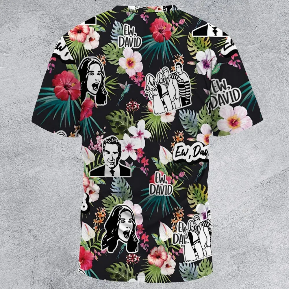 Schitts Creek Tropical All-Over Print Unisex T-Shirt - 2