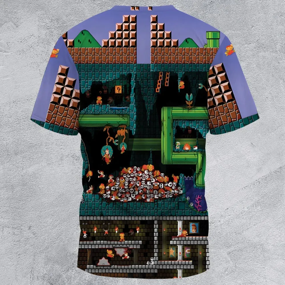 The Pit Super Mario All-Over Print Unisex T-Shirt - 3