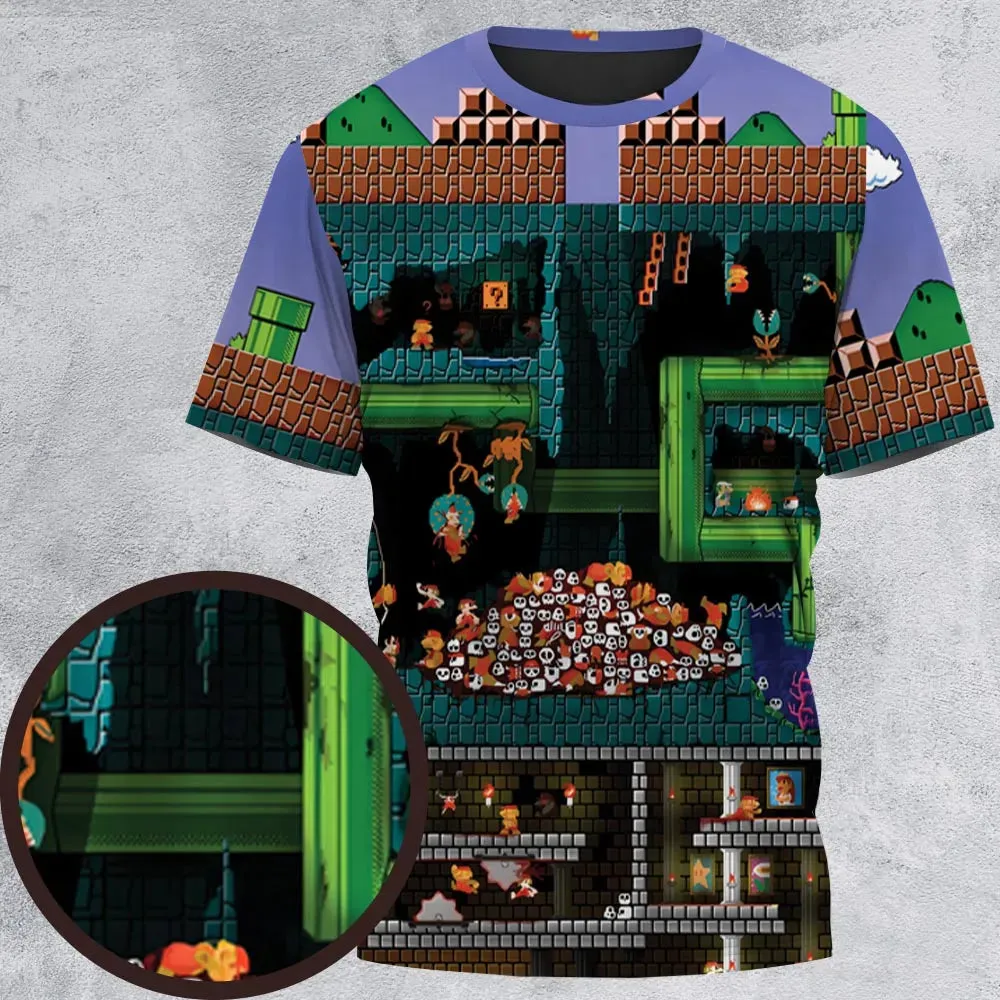 The Pit Super Mario All-Over Print Unisex T-Shirt - 2