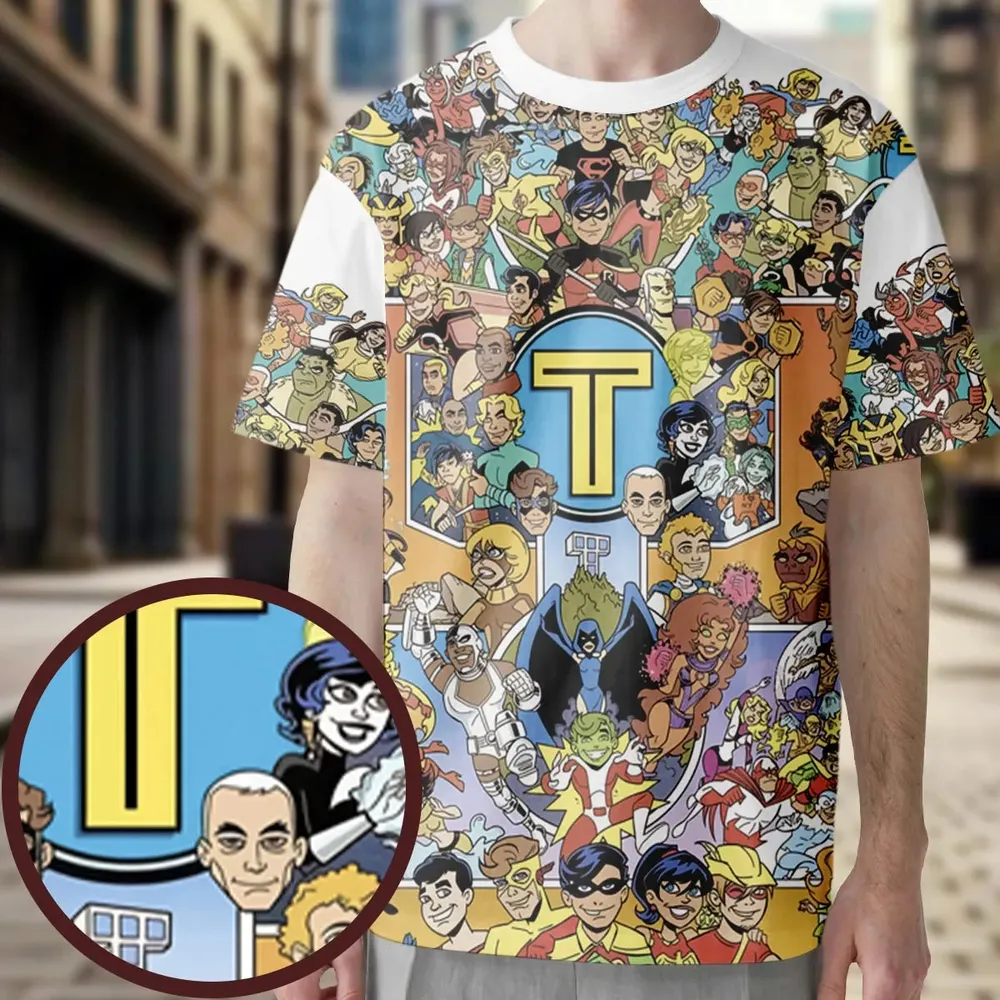 Go Team Titan Teen Titans Go All-Over Print Unisex T-Shirt - 3