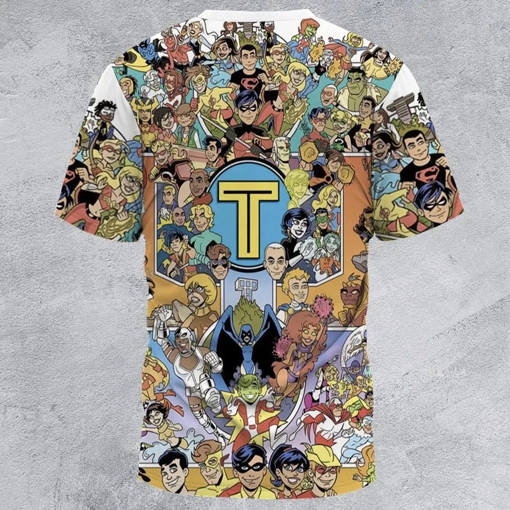 Go Team Titan Teen Titans Go All-Over Print Unisex T-Shirt - 2