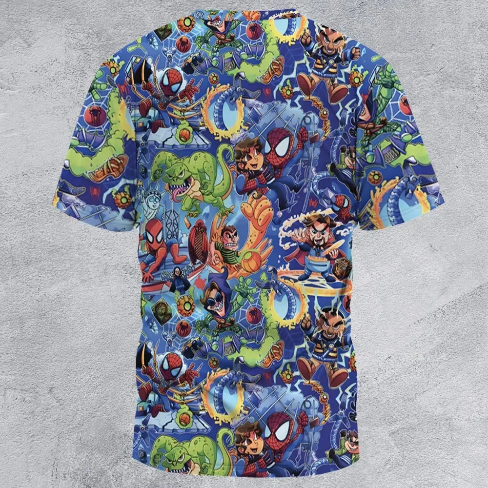 Web Slinger Spider Man All-Over Print Unisex T-Shirt - 2