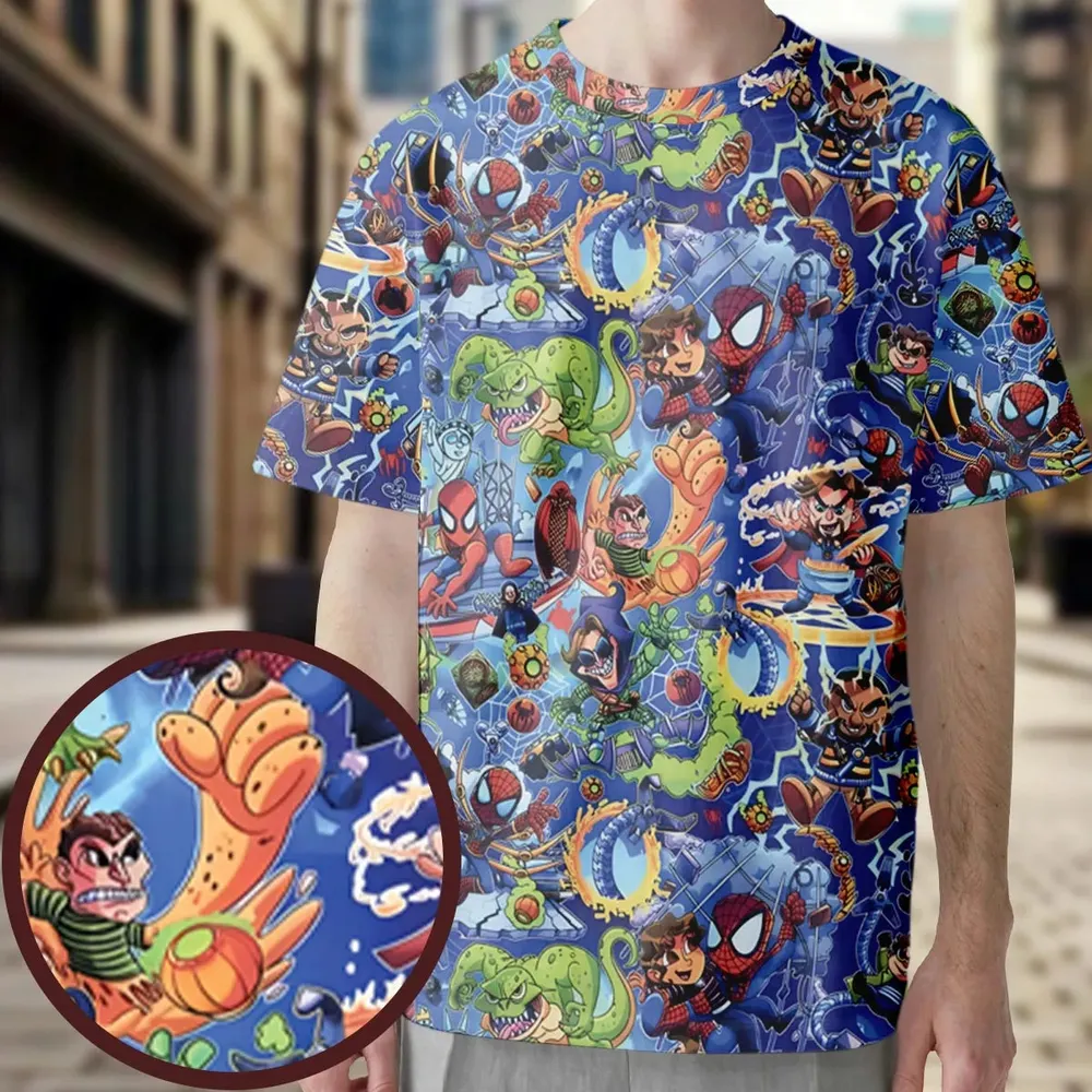 Web Slinger Spider Man All-Over Print Unisex T-Shirt - 3