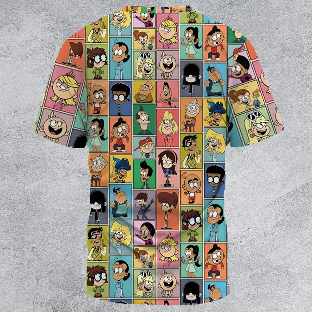 The Loud House Patterns All-Over Print Unisex T-Shirt - 3