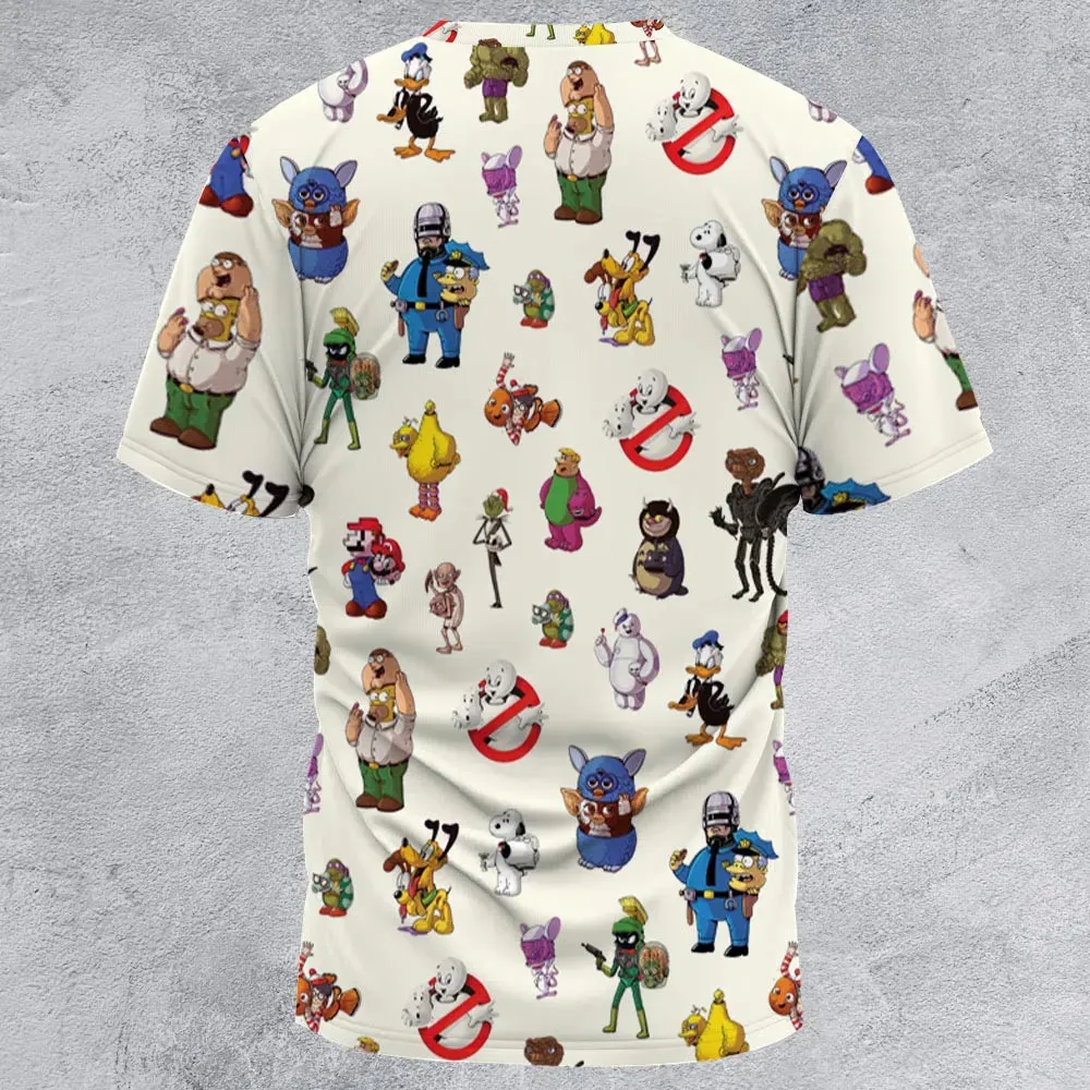 Behind The Face All-Over Print Unisex T-Shirt - 3