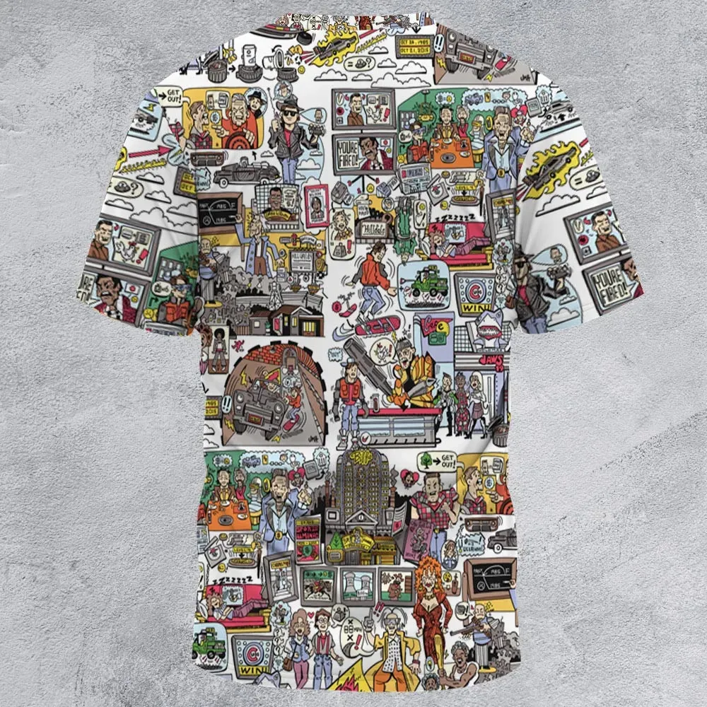 Back To Style Back To The Future All-Over Print Unisex T-Shirt - 2