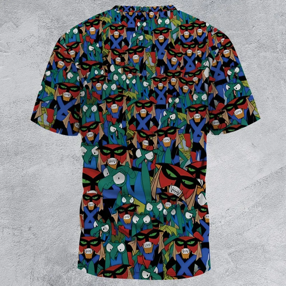 Brak and Zorak Space Ghost Coast to Coast All-Over Print Unisex T-Shirt - 2