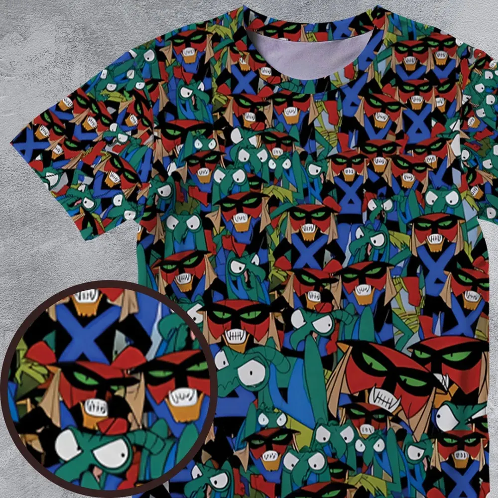Brak and Zorak Space Ghost Coast to Coast All-Over Print Unisex T-Shirt - 4