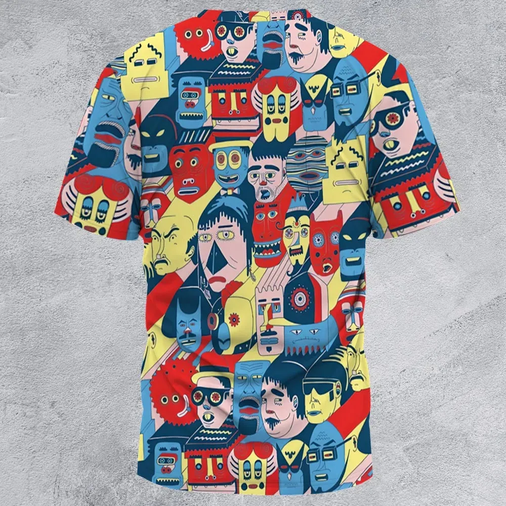 Trash Monsters Adult Swim All-Over Print Unisex T-Shirt - 2