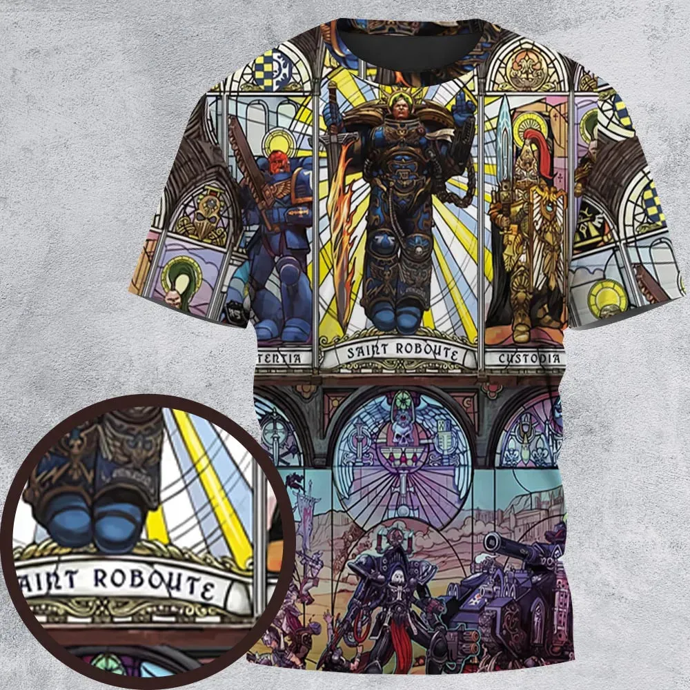 WH40K Library All-Over Print Unisex T-Shirt - 2