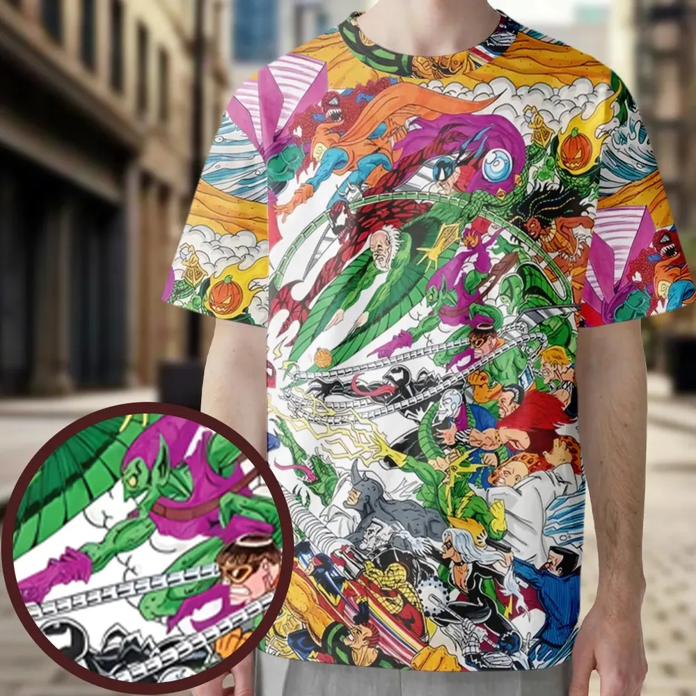 Spidey Sense Spider Man All-Over Print Unisex T-Shirt - 3