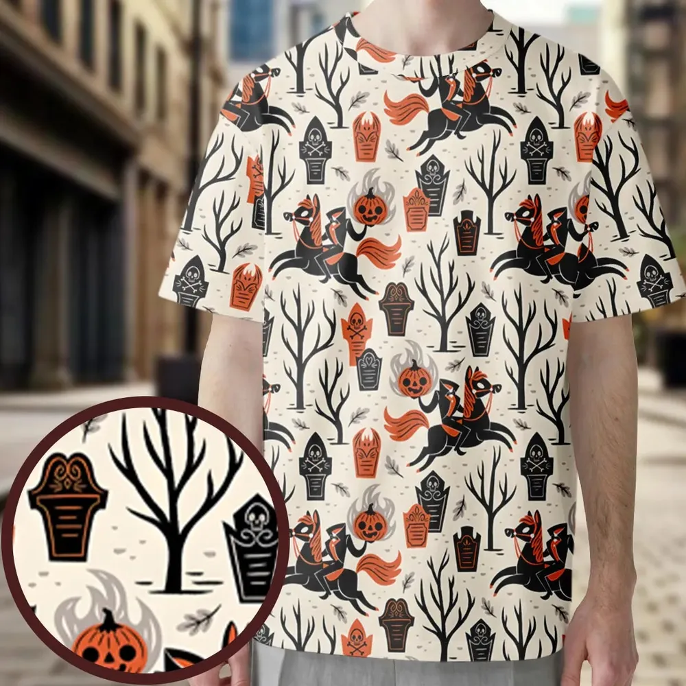 Headless Horseman Sleepy Hollow All-Over Print Unisex T-Shirt - 3