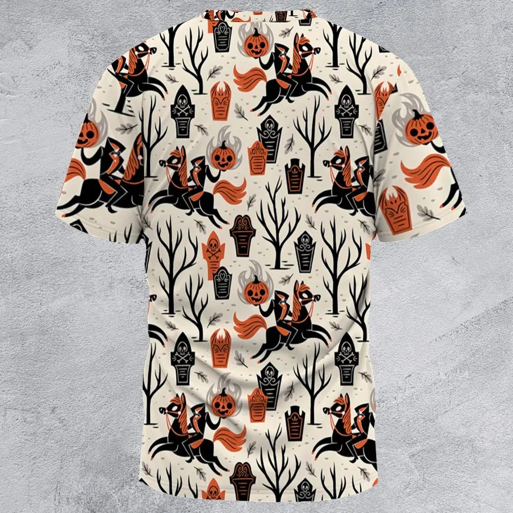 Headless Horseman Sleepy Hollow All-Over Print Unisex T-Shirt - 2