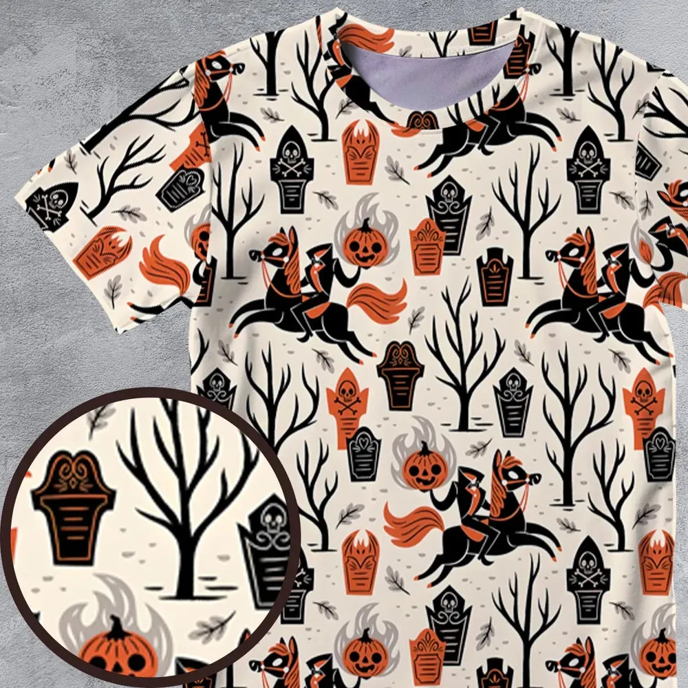Headless Horseman Sleepy Hollow All-Over Print Unisex T-Shirt - 4