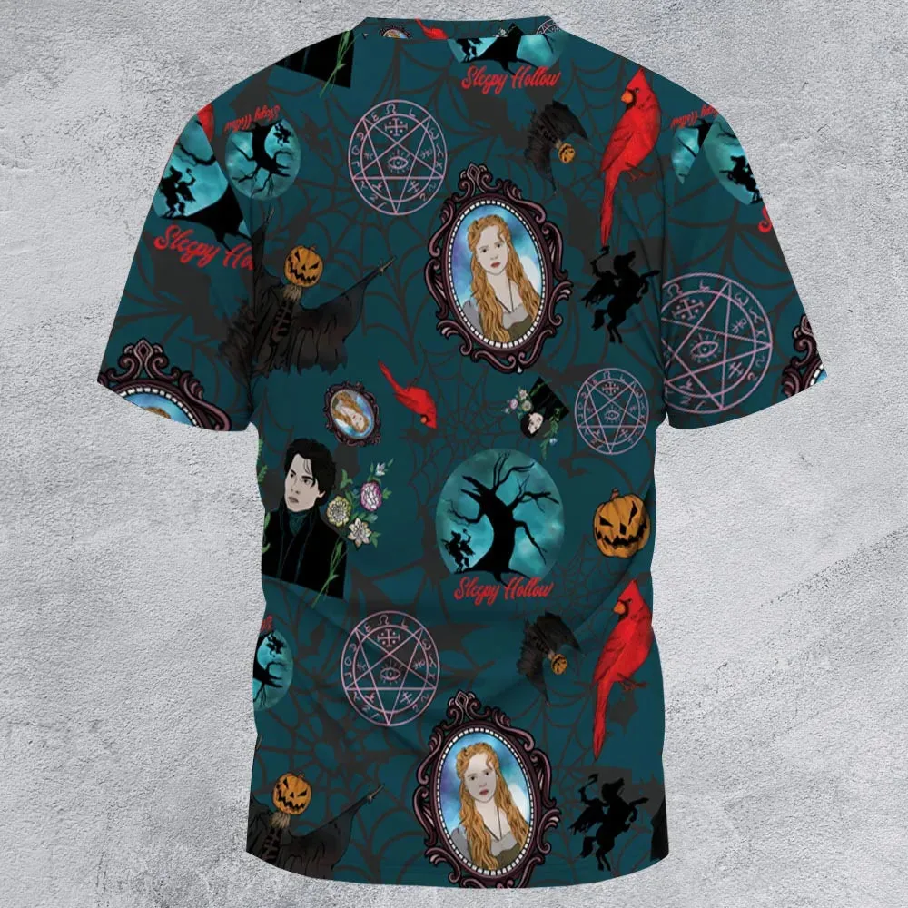 Ichabod Crane Sleepy Hollow All-Over Print Unisex T-Shirt - 3